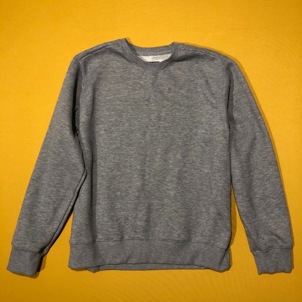 Starting Point Womens M Gray Ultrasoft Fleece Long Sleeve Crew Neck Sweatshirt